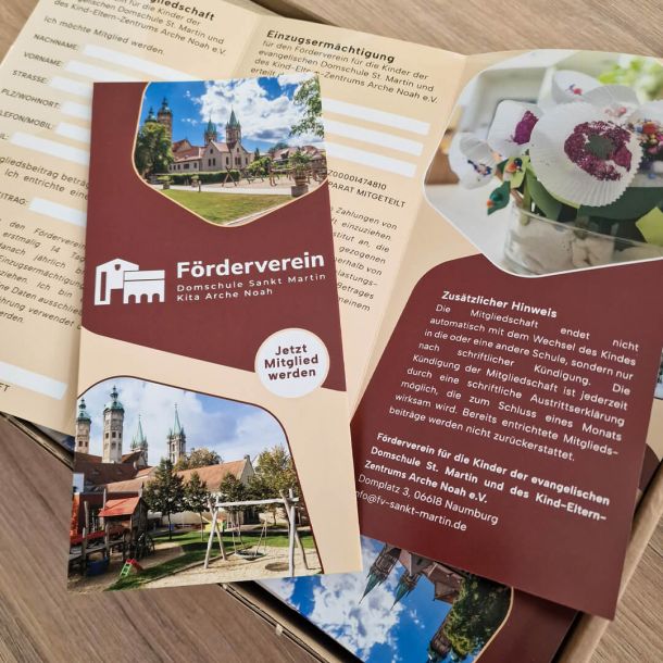 Neue Flyer für den Förderverein